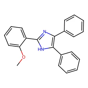 2-(2-Methoxyphenyl)-4,5-diphenyl-1H-imidazole structure