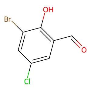 3-Bromo-5-chloro-2-hydroxybenzaldehyde structure