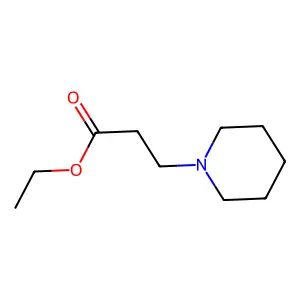 1-Piperidinepropanoic acid, ethyl ester structure