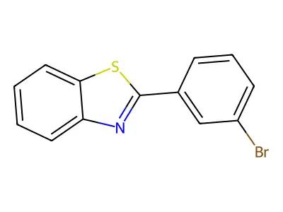 2-(4-Bromophenyl)benzothiazole structure