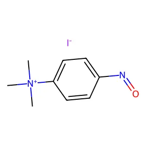 Ammonium, (4-nitrosophenyl)trimethyl-, iodide structure