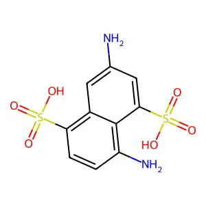 3,8-二氨基萘-1,5-二磺酸 structure