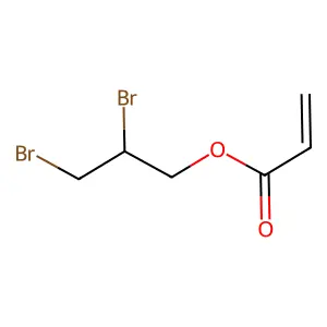 2,3-Dibromopropyl acrylate structure