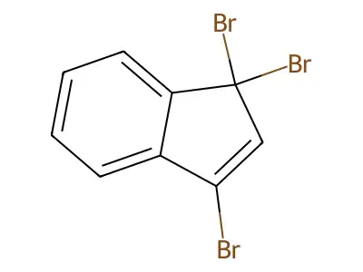 1,1,3-Tribromo-1H-indene structure