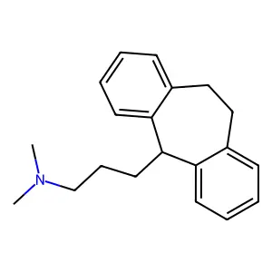 10,11-Dihydro-N,N-dimethyl-5H-dibenzo(a,d)cycloheptene-5-propanamine structure