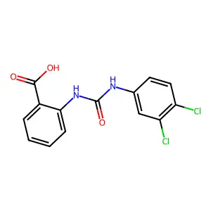 2-[(3,4-Dichlorophenyl)carbamoylamino]benzoic acid structure