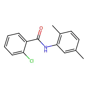 2-chloro-N-(2,5-dimethylphenyl)benzamide structure