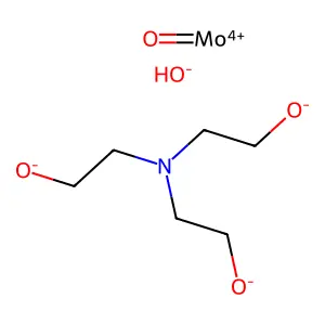 Hydroxy((2,2',2''-nitrilotris(ethanolato))(3-)-N,O,O',O'')oxomolybdenum structure