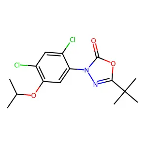 噁草酮 structure