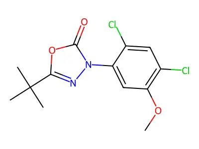Methoxyoxadiazon structure