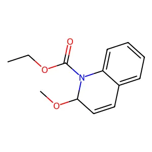 1(2H)-Quinolinecarboxylic acid, 2-methoxy-, ethyl ester structure