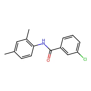 3-氯-N-(2,4-二甲基苯基)苯甲酰胺 structure