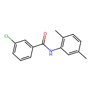 3-氯-N-(2,5-二甲基苯基)苯甲酰胺 structure