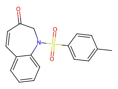 1-(4-methylphenyl)sulfonyl-2H-1-benzazepin-3-one structure