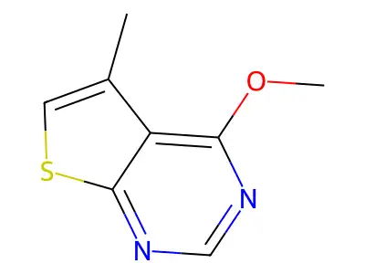 4-Methoxy-5-methylthieno[2,3-d]pyrimidine structure
