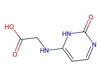 N-(2-Oxo-2,3-dihydropyrimidin-4-yl)glycine structure