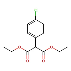 Diethyl 2-(4-chlorophenyl)malonate structure