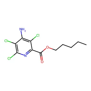 Pentyl 4-amino-3,5,6-trichloropyridine-2-carboxylate structure