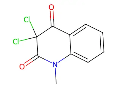 3,3-Dichloro-1-methylquinoline-2,4(1H,3H)-dione structure