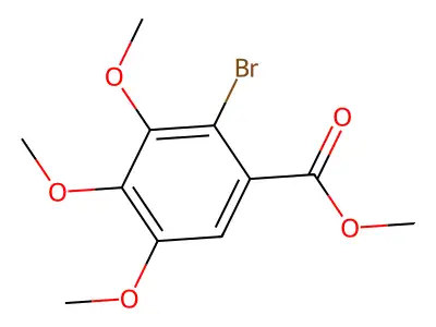 Methyl 2-bromo-3,4,5-trimethoxybenzoate structure