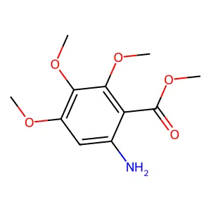 Methyl 6-amino-2,3,4-trimethoxybenzoate structure