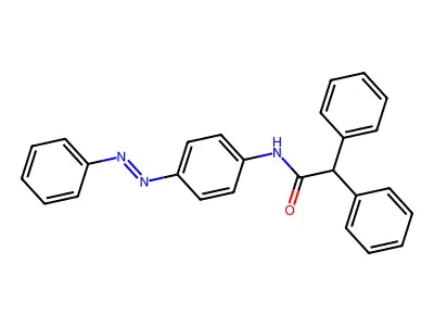 Acetanilide, 2,2-diphenyl-4'-(phenylazo)-(6CI,8CI) structure