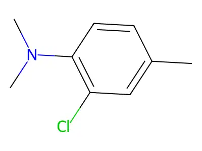 2-Chloro-N,N,4-trimethylbenzenamine structure