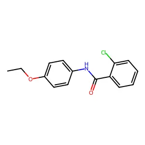 2-氯-N-(4-乙氧基苯基)苯甲酰胺 structure