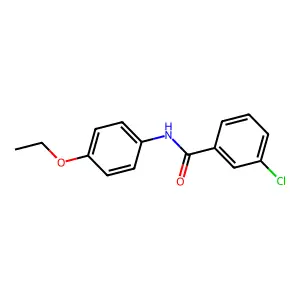 3-chloro-N-(4-ethoxyphenyl)benzamide structure