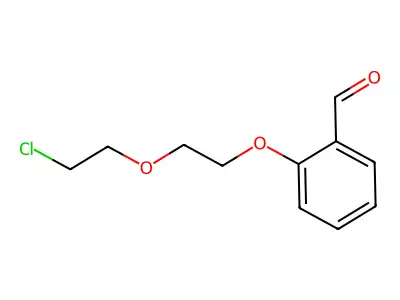 2-(2-(2-Chloroethoxy)ethoxy)benzaldehyde structure