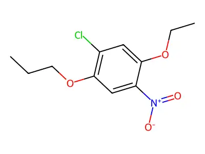 1-Chloro-5-ethoxy-4-nitro-2-propoxybenzene structure
