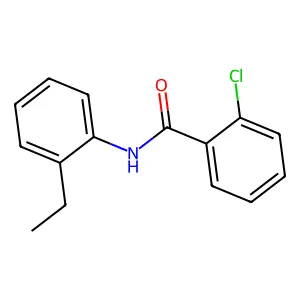 2-chloro-N-(2-ethylphenyl)benzamide structure