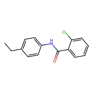 2-chloro-N-(4-ethylphenyl)benzamide structure