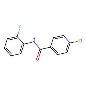4-Chloro-N-(2-fluorophenyl)benzamide structure