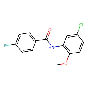 N-(5-Chloro-2-methoxyphenyl)-4-fluorobenzamide structure