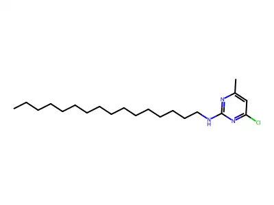 4-Chloro-N-hexadecyl-6-methyl-2-pyrimidinamine structure