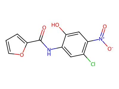 N-(5-Chloro-2-hydroxy-4-nitrophenyl)-2-furancarboxamide structure