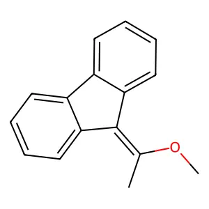 9-(1-Methoxyethylidene)fluorene structure