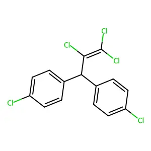 1-Propene, 3,3-bis(p-chlorophenyl)-1,1,2-trichloro- structure