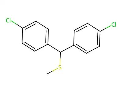 Sulfide, bis(p-chlorophenyl)methyl methyl structure