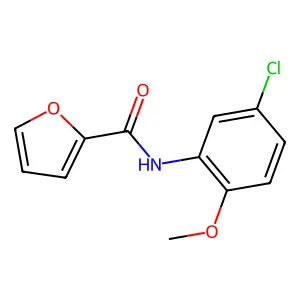 N-(5-chloro-2-methoxyphenyl)furan-2-carboxamide structure
