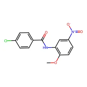 4-chloro-N-(2-methoxy-5-nitrophenyl)benzamide structure