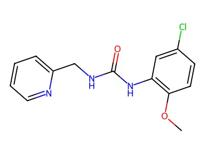 1-(5-Chloro-2-methoxyphenyl)-3-(pyridin-2-ylmethyl)urea structure
