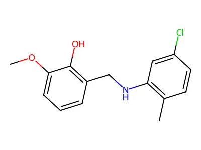 2-{[(5-Chloro-2-methylphenyl)amino]methyl}-6-methoxyphenol structure
