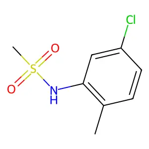 N-(5-chloro-2-methylphenyl)methanesulfonamide structure