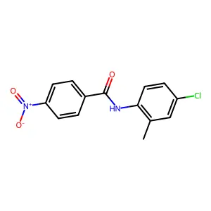 N-(4-chloro-2-methylphenyl)-4-nitrobenzamide structure
