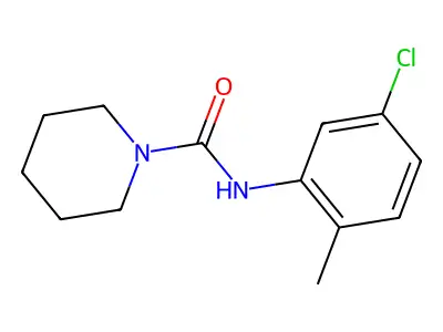 N-(5-chloro-2-methylphenyl)piperidine-1-carboxamide structure