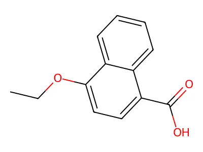 4-Methoxynaphthalene-1-carboxylic acid structure