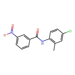 N-(4-氯-2-甲基苯基)-3-硝基苯甲酰胺 structure