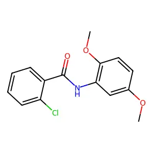 2-氯-N-(2,5-二甲氧基苯基)苯甲酰胺 structure